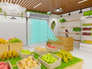 commercial air curtain