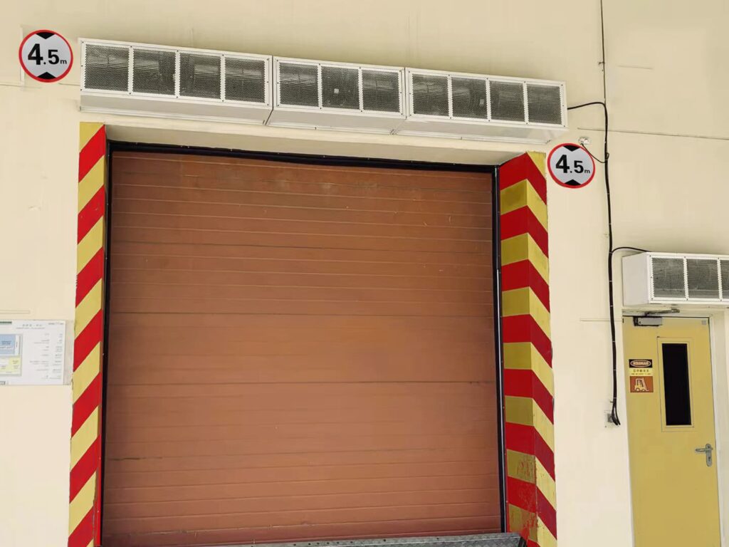 industry air curtain for 4m height door